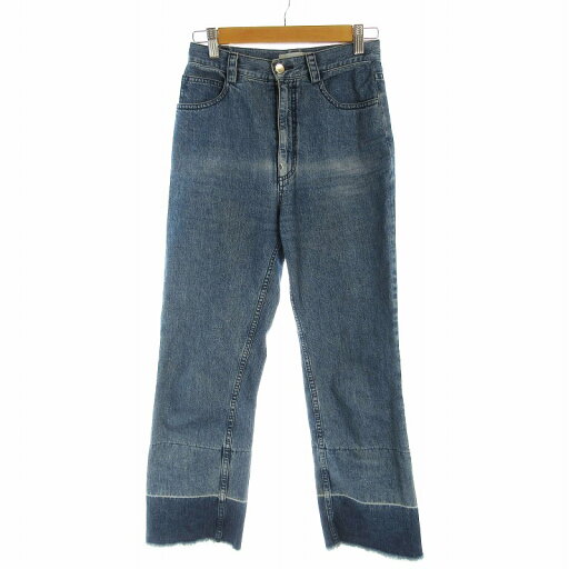 【中古】レイチェルコーミー Rachel Comey ストレートデニム ジーンズ パンツ ダメージ加工 2 M 青 ブルー /EE レディース 【ベクトル 古着】 241205 【中古】レイチェルコーミー Rachel Comey ストレートデニム ジーンズ パンツ ダメージ加工 2 M 青 ブルー /EE レディース 【ベクトル 古着】 241205
