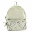 【中古】レベッカミンコフ Rebecca Minkoff リュックサック デイパック レザー スタッズ 装飾 白 ホワイト /BB ■OF レディース 【ベクト...