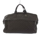 【中古】ゲラルディーニ GHERARDINI ボストンバッグ 総柄 ナイロン 茶 ブラウン /YM レディース 【ベクトル 古着】 241220