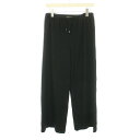 【中古】デプレ DES PRES トゥモローランド 24AW ニットコンビネーションドローストリングパンツ イージーパンツ ウール 36 S 黒 ブラック /YT レディース 【ベクトル 古着】 241227(4)