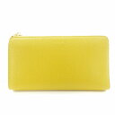 【中古】ココセリュックスゴールド COCOCELUX GOLD ヘラクレスシュリンクL字ロングウォレット 長財布 小銭入れ レザー 黄 イエロー /MM ■OF...