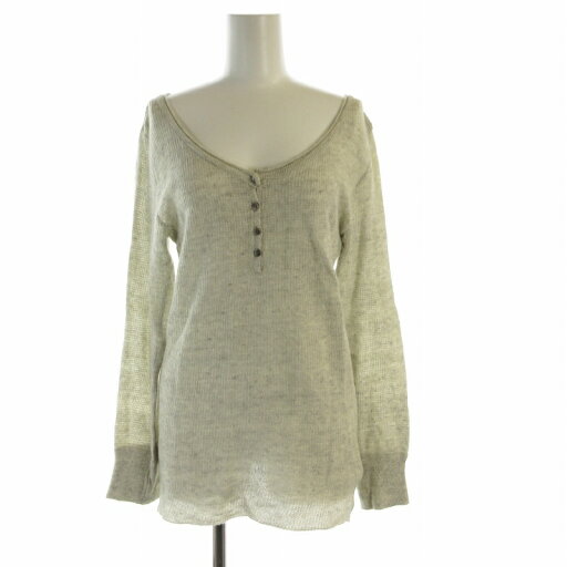 【中古】ドゥーズィエムクラス DEUXIEME CLASSE ワッフル long Tシャツ カットソー 長袖 F ライトグレー /RO レディース 【ベクトル 古着】 250114 【中古】ドゥーズィエムクラス DEUXIEME CLASSE ワッフル long Tシャツ カットソー 長袖 F ライトグレー /RO レディース 【ベクトル 古着】 250114