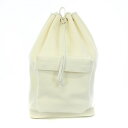 【中古】オーラリー AURALEE made by Brady 22AW ERRADALE リュックサック デイバッグ コットンキャンバス 白 ホワイト /KU...