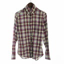【中古】インディビジュアライズドシャツ INDIVIDUALIZED SHIRTS ボタンダウンシャツ カジュアル 長袖 14 1/2 32 M マルチカラー ...