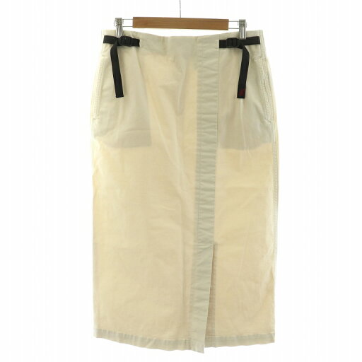【中古】グラミチ GRAMICCI GURKA SKIRT グルカスカート タイト センタースリット ベルト ミモレ ロング L 白 ホワイト G2SW-SK002 /NQ レディース 【ベクトル 古着】 250121 【中古】グラミチ GRAMICCI GURKA SKIRT グルカスカート タイト センタースリット ベルト ミモレ ロング L 白 ホワイト G2SW-SK002 /NQ レディース 【ベクトル 古着】 250121