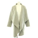 【中古】セオリー Theory ニューディバイドノーベルエヌ NEW DEVIDE NOBEL N ノーカラーコート アウター ミドル ウール カシミヤ混 S グレー /YT レディース 【ベクトル 古着】 250120(4)