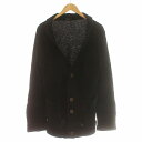 【中古】カミエラ CAMIERA カーディガン ニット ショールカラー 長袖 46 M 黒 ブラック /☆G メンズ 【ベクトル 古着】 250128