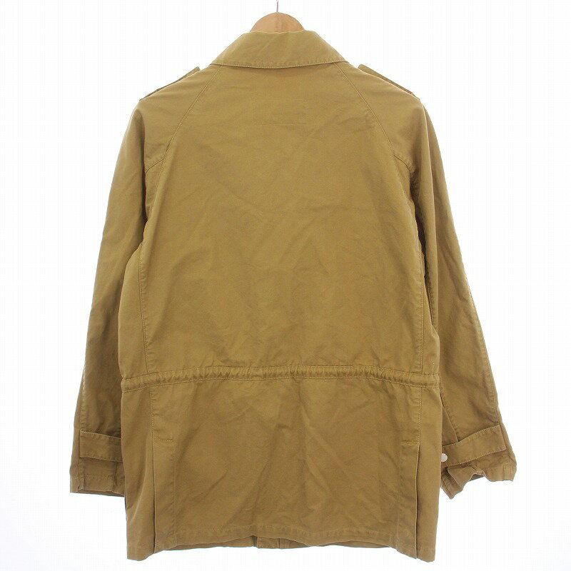 【中古】メゾンキツネ MAISON KITSUNE ミリタリージャケット ジップアップ ベージュ /BM メンズ 【ベクトル 古着】 250204