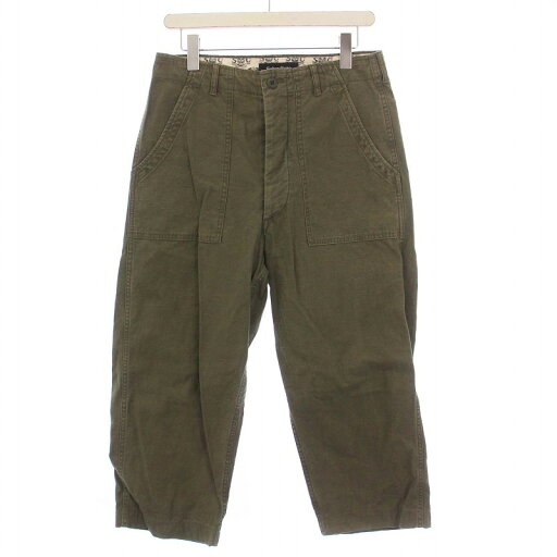 【中古】サブカルチャー SUBCULTURE FATIGUE PANTS ファティーグパンツ クロップド 1 カーキ SCPT-A2201 /KH メンズ 【ベクトル 古着】 250205 【中古】サブカルチャー SUBCULTURE FATIGUE PANTS ファティーグパンツ クロップド 1 カーキ SCPT-A2201 /KH メンズ 【ベクトル 古着】 250205