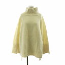 【中古】スピック&スパン ノーブル Spick&Span Noble ファインメリノサイドオープンニット セーター 長袖 ハイネック プルオーバー F アイボリー 22080240514030 /NQ レディース 【ベクトル 古着】 250204(4)