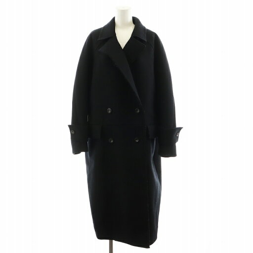 【中古】メゾンスペシャル MAISON SPECIAL SUPER 140 MELTON DOUBLE COAT チェスターコート ロング丈 ウール アウター 36 黒 ブラック 21222165105 /AN26 レディース 【ベクトル 古着】 250212 【中古】メゾンスペシャル MAISON SPECIAL SUPER 140 MELTON DOUBLE COAT チェスターコート ロング丈 ウール アウター 36 黒 ブラック 21222165105 /AN26 レディース 【ベクトル 古着】 250212