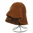 【中古】カラコラムアクセサリーズ KARAKORAM ACCESSORIES 22ss バケットハット チューリップハット 帽子 茶 /EA レディース 【ベク...