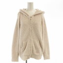 【中古】ジェラートピケ gelato pique ルームウェア パジャマ ジップアップ パーカー 長袖 F ピンク PWNT225153 /EE レディース 【ベクトル 古着】 250218