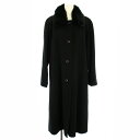 【中古】ローザスクラブ ROSASE CLUB ロングコート カシミヤ フォックスファー M 黒 ブラック 642010 /TK ■MA レディース 【ベクトル 古着】 250220(4)