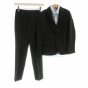 【中古】オリバーハウス OLIVER HOUSE 子供服 ジュニア フォーマル テーラードジャケット ボタンダウンシャツ スラックスパンツ 140 黒 ブラック...