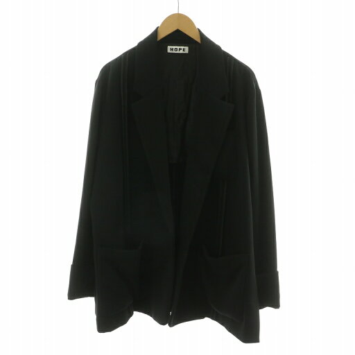 【中古】ホープ HOPE Asza Blazer テーラードジャケット ラップ ブラック 94122780 /NQ メンズ 【ベクトル 古着】 250307 【中古】ホープ HOPE Asza Blazer テーラードジャケット ラップ ブラック 94122780 /NQ メンズ 【ベクトル 古着】 250307
