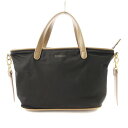 【中古】マッキントッシュフィロソフィー MACKINTOSH PHILOSOPHY ELYトートM ショルダーバッグ 2WAY 黒 茶 /MM レディース 【ベクトル 古着】 250310(4)