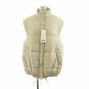 【中古】未使用品 アズールバイマウジー AZUL by moussy タグ付き 中綿ベスト ジレ F アイボリー 250FAB30-327H /NQ レディース...