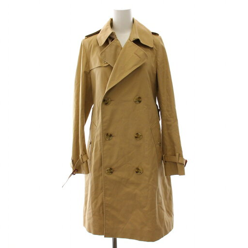 【中古】B&Y ユナイテッドアローズ BEAUTY&YOUTH ビューティー&ユース BY TRADITIONAL 80/3 トレンチコート ロング 裏地ストライプ 38 ベージュ /DK レディース 【ベクトル 古着】 250317 【中古】B&Y ユナイテッドアローズ BEAUTY&YOUTH ビューティー&ユース BY TRADITIONAL 80/3 トレンチコート ロング 裏地ストライプ 38 ベージュ /DK レディース 【ベクトル 古着】 250317