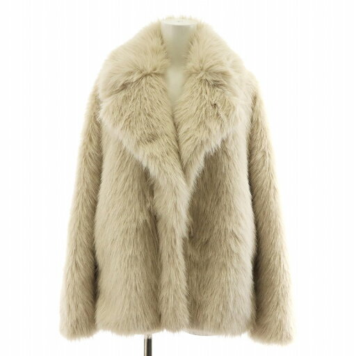 【中古】未使用品 ハウント HAUNT FAUX FUR COAT フェイクファーコート ミドル丈 アウター F 白 ホワイト 1244090399IVR /AN15 レディース 【ベクトル 古着】 250317 【中古】未使用品 ハウント HAUNT FAUX FUR COAT フェイクファーコート ミドル丈 アウター F 白 ホワイト 1244090399IVR /AN15 レディース 【ベクトル 古着】 250317