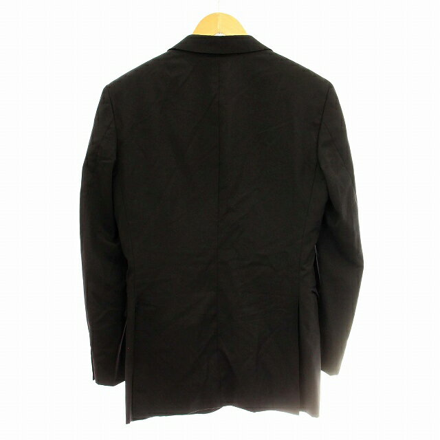 【中古】ブラックレーベルクレストブリッジ BLACK LABEL CRESTBRIDGE テーラードジャケット 51H21-200-09 シングル 36 黒 ブラック /☆G ■MA メンズ 【ベクトル 古着】 250317