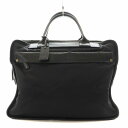 【中古】フェリージ Felisi ビジネスバッグ ブリーフケース ハンドバッグ 切替 クロコ型押し レザー ナイロン 黒 ブラック 8637/3 DS /AN8...
