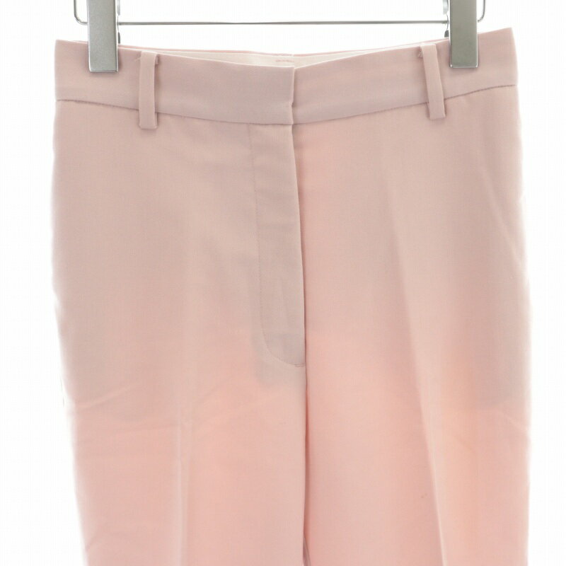 【中古】スナイデル SNIDEL 23SS ハイウエストスラックスパンツ ストレートパンツ センタープレス 1 M ピンク SWFP231190 /DK ■PN レディース 【ベクトル 古着】 250319