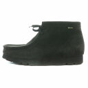 【中古】クラークス clarks BEAMS Wallabee GTX ワラビーゴアテックス ショートブーツ レースアップ 厚底 スエード スクエアトゥ US11.5 28.5cm 黒 ブラック 21621 /BB レディース 【ベクトル 古着】 250330(4)