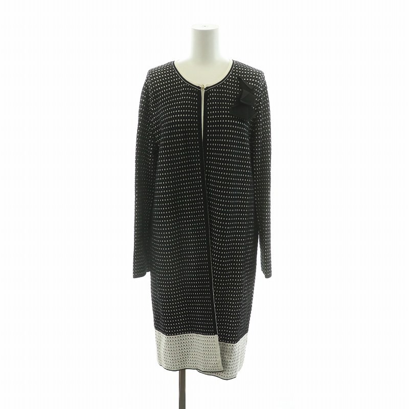 【Paule Ka】新品未使用★ポールカ 裏サテン長袖ボレロ(黒ブラック) Paule Ka】新品未使用☆ポールカ 裏サテン長袖ボレロ(黒