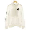 【中古】バックチャンネル BACK CHANNEL WDsounds Pullover Parka パーカー フーディー プルオーバー 長袖 バックプリント ロ...