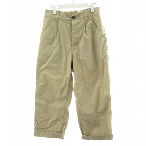 【中古】マーガレットハウエル MHL. 24SS VINTAGE COTTON PLAINWEAVE パンツ ボタンフライ コットン M ベージュ 596-4140507 /AN46 メンズ 【ベクトル 古着】 250407 【中古】マーガレットハウエル MHL. 24SS VINTAGE COTTON PLAINWEAVE パンツ ボタンフライ コットン M ベージュ 596-4140507 /AN46 メンズ 【ベクトル 古着】 250407
