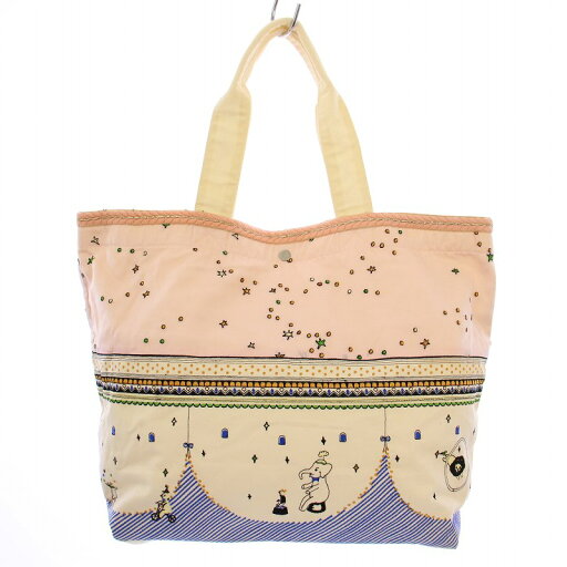 【中古】フランシュリッペ franche lippee トートバッグ ハンドバッグ サーカス柄 刺繍 ピンク 青 /BM レディース 【ベクトル 古着】 250415 【中古】フランシュリッペ franche lippee トートバッグ ハンドバッグ サーカス柄 刺繍 ピンク 青 /BM レディース 【ベクトル 古着】 250415