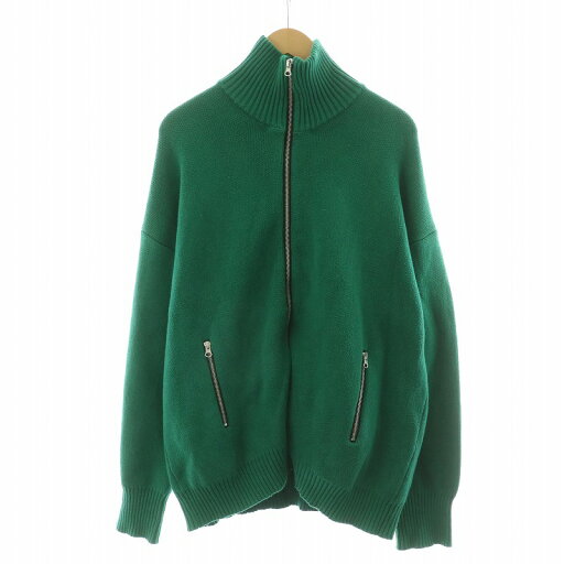 【中古】ダンケシェーン Danke schon ニットジャケット ジップアップ 長袖 F グリーン 22A-KNL004-DS /NQ ■GY01 メンズ 【ベクトル 古着】 250417 【中古】ダンケシェーン Danke schon ニットジャケット ジップアップ 長袖 F グリーン 22A-KNL004-DS /NQ ■GY01 メンズ 【ベクトル 古着】 250417