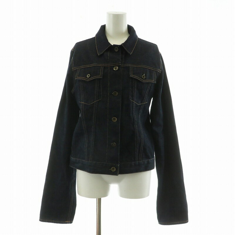 【中古】ラグ&ボーン RAG&BONE デニムジャケット ジージャン Gジャン ロングスリーブ 長袖 S ネイビー W1407K079RAW /NQ 【ベクトル 古..