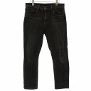 【中古】リーバイス Levi's 505 デニムパンツ ジーンズ W28 L32 黒 ブラック /DK レディース 【ベクトル 古着】 250424(4)