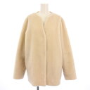 【中古】ソージュ SOEJU ウールショートボアコート F アイボリー S-02-CT-014 /BM レディース 【ベクトル 古着】 250417