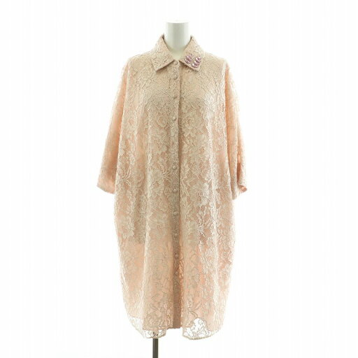 【中古】アレッサンドロデラクア ALESSANDRO DELL'ACQUA ワンピース ひざ丈 七分袖 総レース ビジュー 40 ピンク Y0007 /NQ レディース 【ベクトル 古着】 250419 【中古】アレッサンドロデラクア ALESSANDRO DELL'ACQUA ワンピース ひざ丈 七分袖 総レース ビジュー 40 ピンク Y0007 /NQ レディース 【ベクトル 古着】 250419