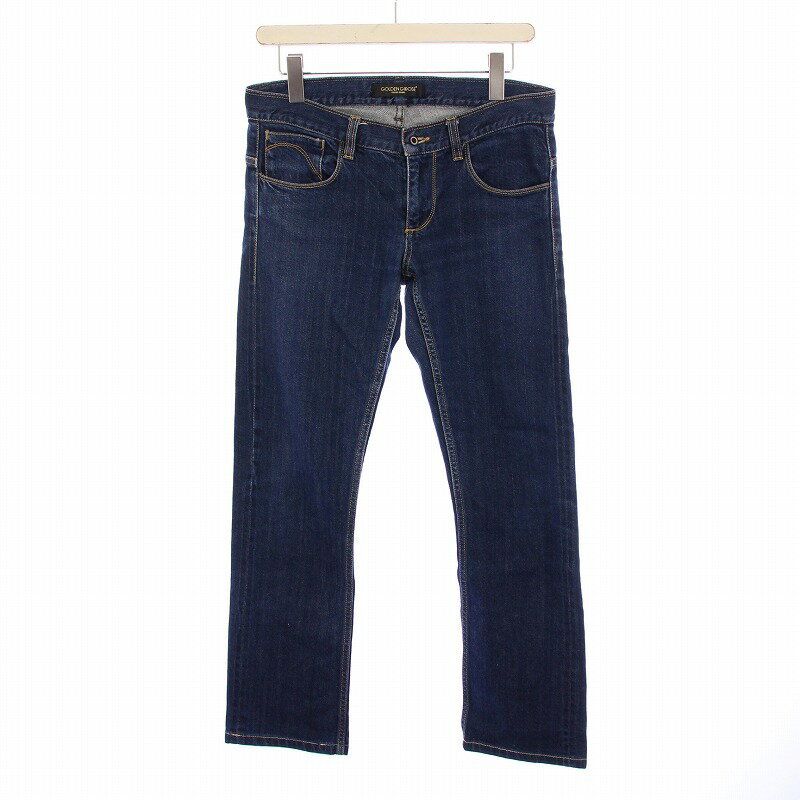 【中古】ゴールデングース GOLDEN GOOSE デニムパンツ ジーンズ ジップフライ M インディゴ /BM レディース 【ベクトル 古着】 250423