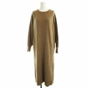 【中古】グリーンレーベルリラクシング ユナイテッドアローズ green label relaxing ニット ワンピース ロング 茶 ブラウン 3526-119-2533 /EE レディース 【ベクトル 古着】 250422(4)