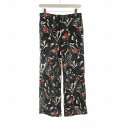 【中古】セオリー Theory TROPICAL PRINT FLUID PANT SL イージーパンツ 総柄 フルレングス 0 マルチカラー /RO レディー...