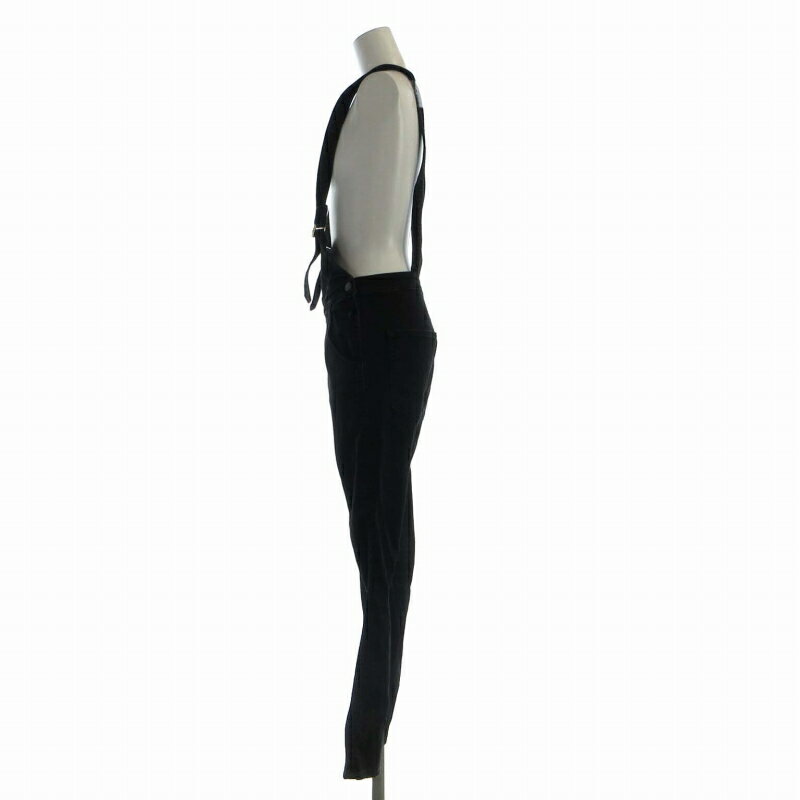 【中古】アパルトモン ドゥーズィエムクラス L'Appartement DEUXIEME CLASSE サロペット オーバーオール デニム 34 黒 ブラック 16-040-560-0025-1-0 /RO レディース 【ベクトル 古着】 250426