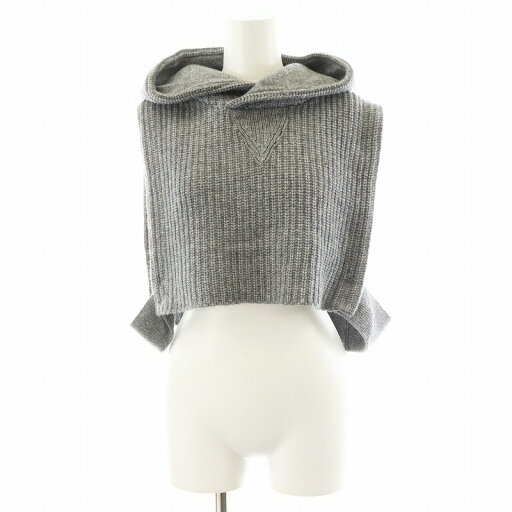 【中古】グッドグリーフ GOOD GRIEF HOODED KNIT SNOOD ニット ノースリーブ フード カシミヤ混 M グレー /AN24 レディース 【ベクトル 古着】 250423 【中古】グッドグリーフ GOOD GRIEF HOODED KNIT SNOOD ニット ノースリーブ フード カシミヤ混 M グレー /AN24 レディース 【ベクトル 古着】 250423