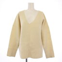 【中古】ミューズ ドゥーズィエム クラス MUSE de Deuxieme Classe ニット セーター 長袖 Vネック ウール カシミヤ F アイボリー /BM レディース 【ベクトル 古着】 250426(4)