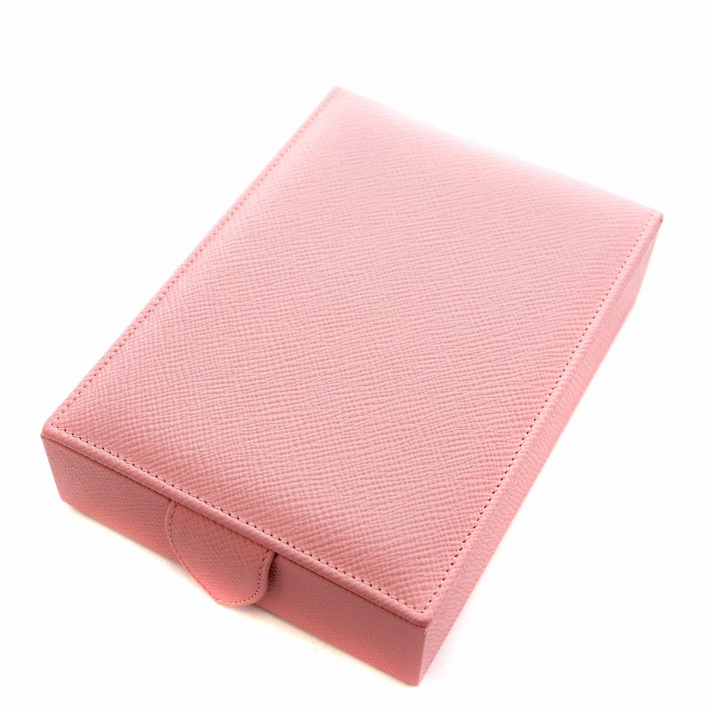 【中古】スマイソン SMYTHSON ジュエリーボックス アクセサリーケース ピンク /AN2 レディース 【ベクトル 古着】 250507