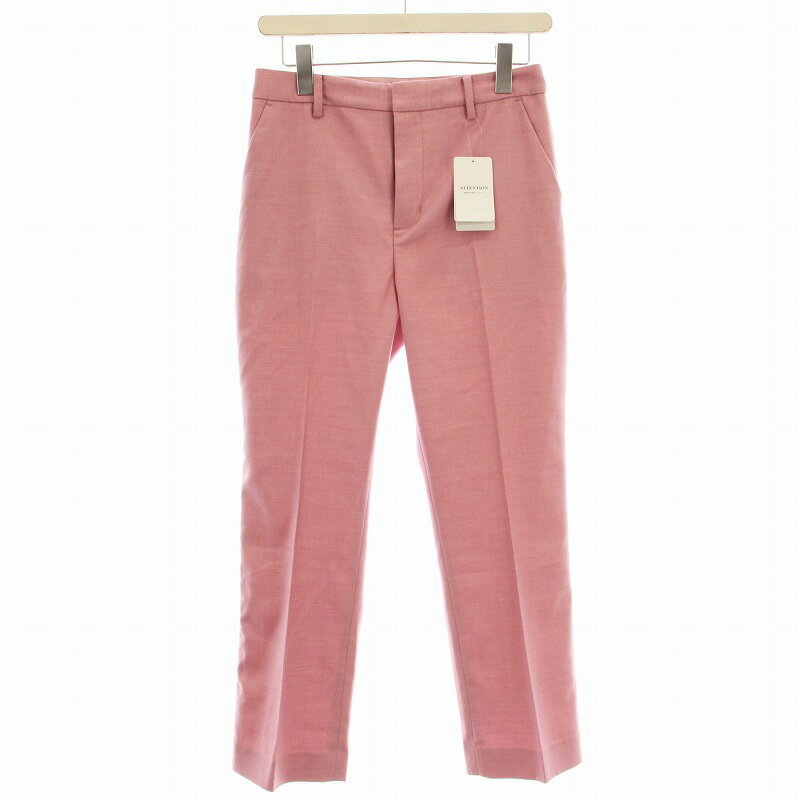 【中古】未使用品 スローブ イエナ SLOBE IENA 24SS スティックパンツ 24030912609010 スラックス パンツ 38 ピンク /☆G レディース 【ベクトル 古着】 250510