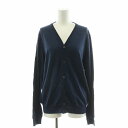 【中古】アルテア Altea カーディガン ニット カットソー 長袖 M ネイビー /NQ レディース 【ベクトル 古着】 250522