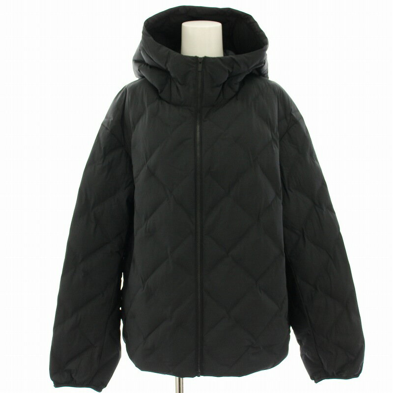 【中古】ユニクロ UNIQLO パフテックパーカ マウンテンパーカー 中綿ジャケット ジップアップ ナイロン L 黒 ブラック 211-469871 /HN レディース 【ベクトル 古着】 250725のサムネイル