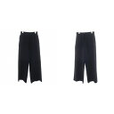 【中古】アドーア ADORE 23AW ウールパイル ニットワイドパンツ イージーパンツ リバーシブル 38 紺 ネイビー 531-3273200 /AN13 レディース 【ベクトル 古着】 250522(4)