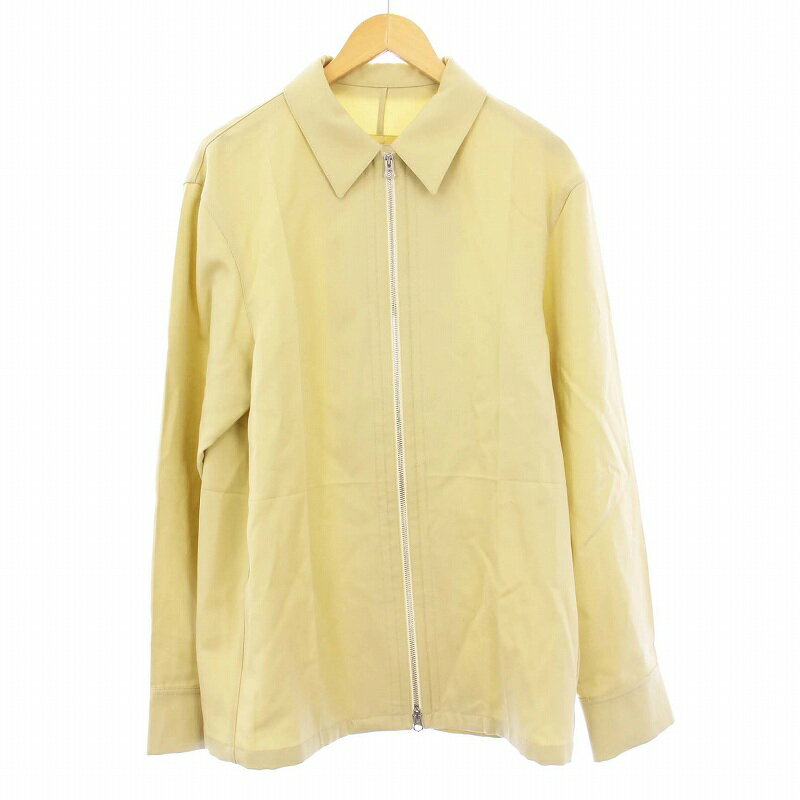 【中古】未使用品 ジルサンダー JIL SANDER ドロップショルダーシャツジャケット アウター オーバーサイズ 48 ベージュ J22BN0118 /KH メンズ 【ベクトル 古着】 250528