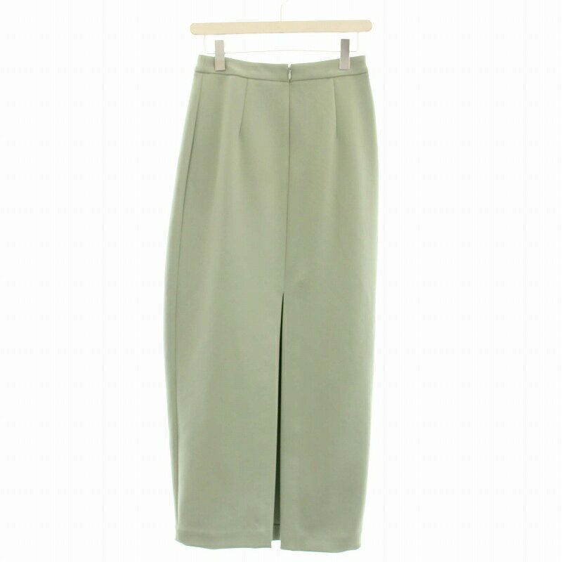 【中古】未使用品 イロット IIROT High Jersey Skirt ハイジャージースカート タイト ロング 38 スモーキーグリーン 021-023-CS09 /KH レディース 【ベクトル 古着】 250603